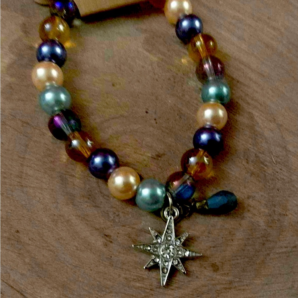 Adult size handmade stretchy bracelet